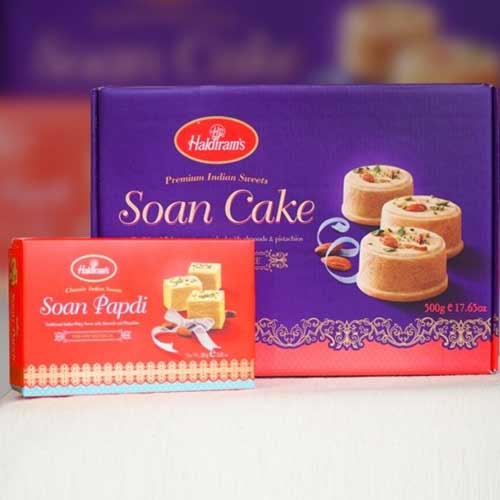 Double Sweets Soan Papdi with Soan Cake