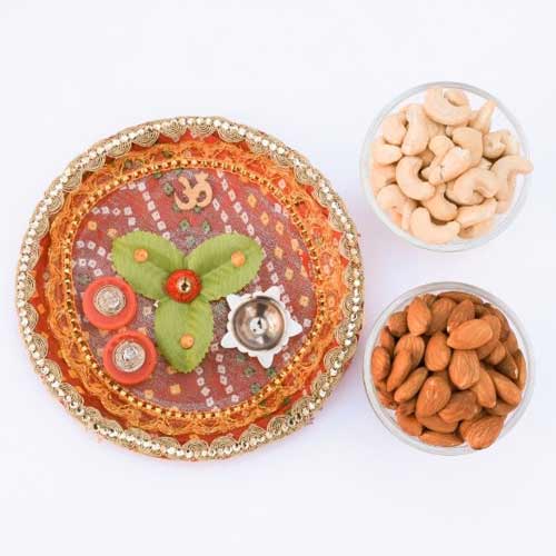 Dry Fruit with Puja Thali 
