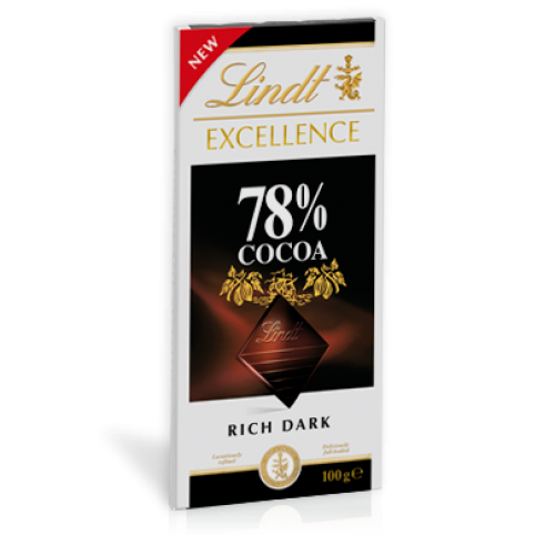 Lindt Excellence Dark Chocolate (78% Cocoa)